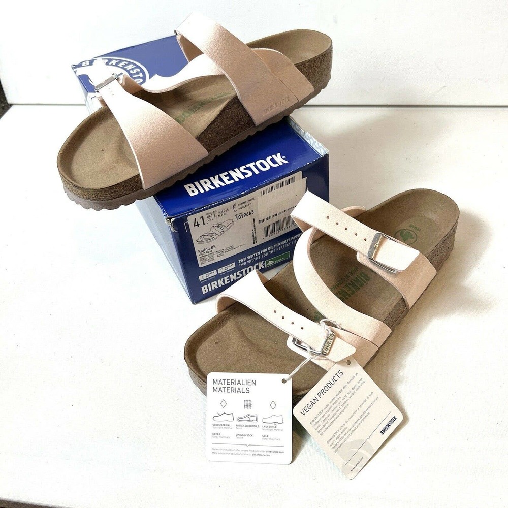 Birkenstock Salina BS Vegan Light Rose Women's Size 41 EU (10-10.5 US) Regular - Picture 6 of 9